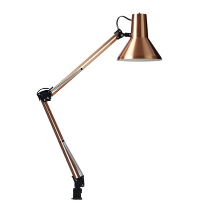 Lampe de bureau Jensen pour E27 en cuivre - Nielsen Light