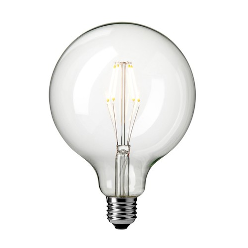 Classic Dimmable E27 LED Globe Ampoule Ø125 de 4W en 2200K, Ra95
