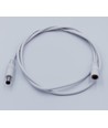 Câble de rallonge DC - 1 m, pour bandes LED, 5V-24V, blanc