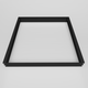 Cadre haut pour panneau LED 60x60 - Kit de montage, bord noir