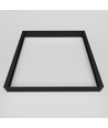 Cadre haut pour panneau LED 60x60 - Kit de montage, bord noir
