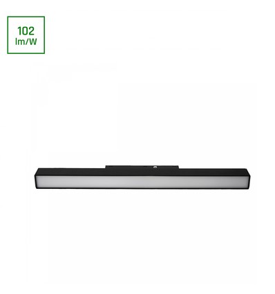 Spot sur rail 10W SYSTEM SHIFT BASIC LINE S, 48V - 1020lm, 30cm, 2700K, IP20, pour système de rail SHIFT