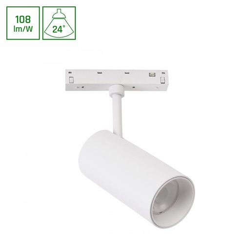 SHIFT Basic - Spot M Luminaire Directionnel, 50x110x170mm, 12W, 4000K, Blanc