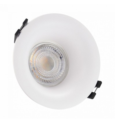 Spot encastrable GU10 Fiale V Basic - Ø8,6cm, blanc, rond, IP20, sans source lumineuse