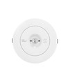 Spot d'éclairage de secours LED 3W pour plafond - Découpe : Ø7,5-12,5 cm, batterie 3 heures, blanc