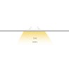 Spot d'éclairage de secours LED 3W pour plafond - Découpe : Ø7,5-12,5 cm, batterie 3 heures, blanc