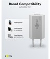 Chargeur USB Goobay 5W - USB-A, blanc, idéal pour mobiles et lampes