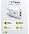 Chargeur USB Goobay 5W - USB-A, blanc, idéal pour mobiles et lampes