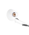Lampe d'architecte blanche de table - câble de 1,1 m, douille E27, sans source lumineuse