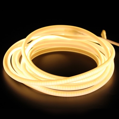 Bande LED COB Néon étanche 5 m pour carrière équestre - 230V, IP67, 288 LED, 11,5W/m, coupable tous les 10 cm