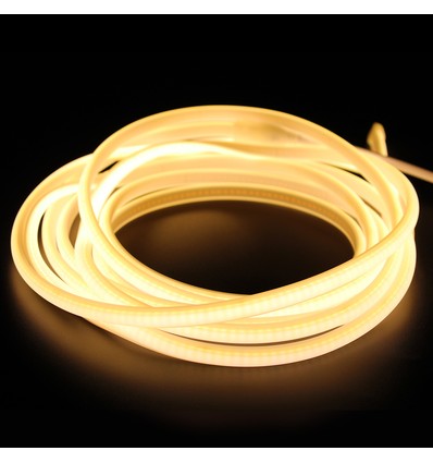 Bande LED COB Néon étanche 5 m pour carrière équestre - 230V, IP67, 288 LED, 11,5W/m, coupable tous les 10 cm
