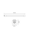 Réglette LED 120cm 36W étanche - 4300lm, 123lm/w, IP65