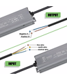 Alimentation 200W / 24V DC - 8.3A, IP67 étanche, Flicker free