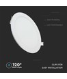 Panneau LED encastrable 6W Ø12cm - Découpe : Ø11 cm, Dimensions : Ø12 cm