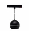 10W System Shift Basic Globe Ring spot sur rail, 48V - 102lm/W, 3000K, 60 degrés, suspension pour système de rail