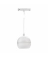 10W SHIFT BASIC GLOBE RING PENDANT spot sur rail, 48V - 1020lm, 2700K, blanc, IP20, incl. source lumineuse