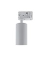 Spot sur rail triphasé GU10 Madara Altro - Blanc, sans source lumineuse