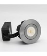 Outlet: SUNS 6,5W Downlight encastrable extra-plat - DimTone, RA95, Acier brossé