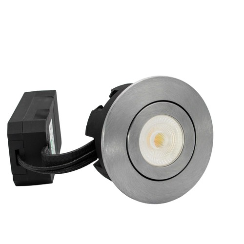 Outlet: SUNS 6,5W Downlight encastrable extra-plat - DimTone, RA95, Acier brossé