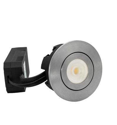 Outlet: SUNS 6,5W Downlight encastrable extra-plat - DimTone, RA95, Acier brossé