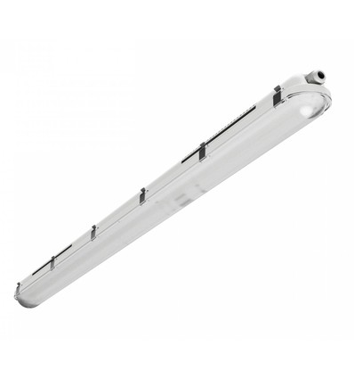 Réglette LED Gigant Pro 120cm 40W, câblage traversant - 150lm/W, étanche IP66, IK10