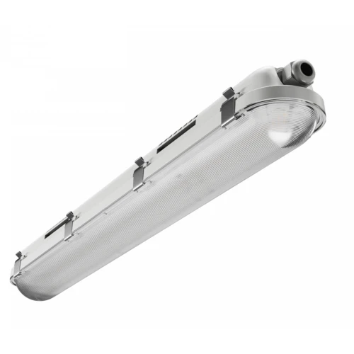 Réglette LED Gigant Pro 60cm 21W, câblage traversant - 150lm/W, étanche IP66, IK10