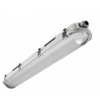 Réglette LED Gigant Pro 60cm 21W, câblage traversant - 150lm/W, étanche IP66, IK10