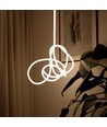 Tube Néon Flex 10m pour décoration intérieure - 230V, blanc chaud, kit complet Néon D16