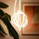 5m Neon Flex Tube - 230V, blanc chaud, kit complet D16 Neon, décoration