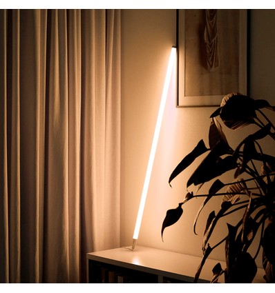 Tube Néon LED 120cm - Blanc chaud, Tube design, avec câble inclus