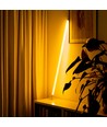 Tube Néon LED 120cm Jaune - Tube design, luminosité réglable, cordon inclus