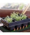Tapis chauffant pour rebord de fenêtre - 8W, pour la germination des graines, 10 x 52,5 cm, câble de 1,8 mètre