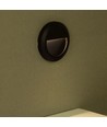 V-Tac éclairage LED escalier 2W - Noir, montage en surface, IP65 extérieur, 230V