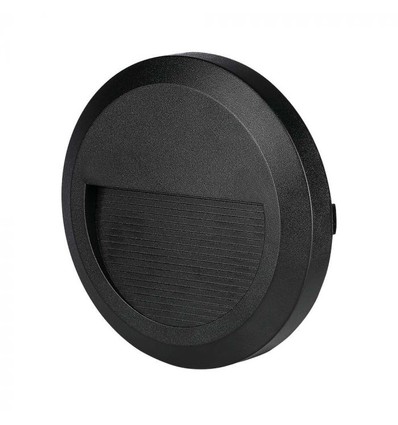 V-Tac éclairage LED escalier 2W - Noir, montage en surface, IP65 extérieur, 230V