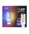 Lot de 2 ampoules LED G9 2W RGBW - Télécommande RF incluse