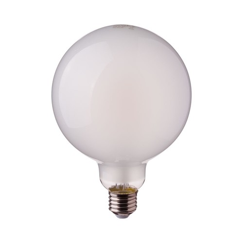 Ampoule LED filament E27 7W G95 - Verre dépoli, 840lm, 6400K, 300 degrés, remplace 60W