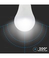 Ampoule LED E27 9W dimmable 3 étapes - A60, 6400K, blanc froid, on/off dimmable
