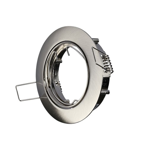 Downlight sans source lumineuse - Trou : Ø7,4 cm, Dimensions : Ø8,2 cm, compatible GU10 et MR16