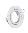 Kit Downlight MR16 ou GU10 - Sans source lumineuse, blanc, Perçage : Ø7,4 cm, Dimensions : Ø9,9 cm