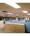 Dalle LED 120x30, 45W - 80lm/W, bord blanc, IP20 intérieur