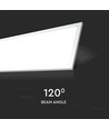 Dalle LED 120x30, 45W - 80lm/W, bord blanc, IP20 intérieur