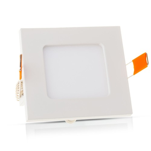 Dalle LED encastrable 6W 12x12cm - Découpe : 11x11 cm, Dimensions : 12x12 cm
