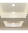 Dalle LED encastrable 6W 12x12cm - Découpe : 11x11 cm, Dimensions : 12x12 cm
