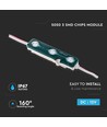 Module LED bleu, 0,72W, 12V - IP67 étanche, 5050 SMD chip, 66lm