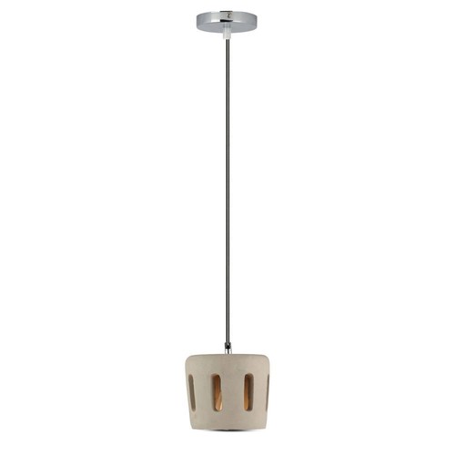 Suspension Ø18cm en béton - Douille E27, max 60W, câble 1m, IP20 intérieur