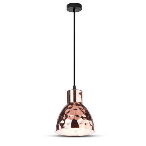 Suspension E27, Cuivre - Ø15cm, max 60W, sans source lumineuse