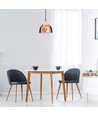 Suspension E27 en cuivre, Ø23cm - Max 60W, sans source lumineuse