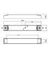 Alimentation dimmable Lifud 75W DALI - 24V DC, 3,125A, interface DALI + dimmer poussoir, sans scintillement, IP20