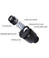Projecteur gobo 35W pour logo/texte - IP65, lampe de travail, incl. lentille avec design personnalisé