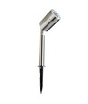 Spot de jardin GU10 avec piquet - Acier inoxydable, IP44, sans source lumineuse